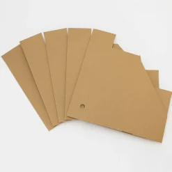 Boîtes Et Rangement De Bureau^Muji Boîtes archives biais A4 en kraft (Lot de 5)