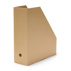 Boîtes Et Rangement De Bureau^Muji Boîtes archives biais A4 en kraft (Lot de 5)