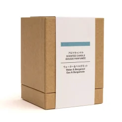 Bougies^Muji Bougie 1 mèche eau et bergamote