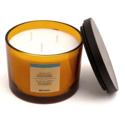 Bougies^Muji Bougie 3 mèche eau et bergamote
