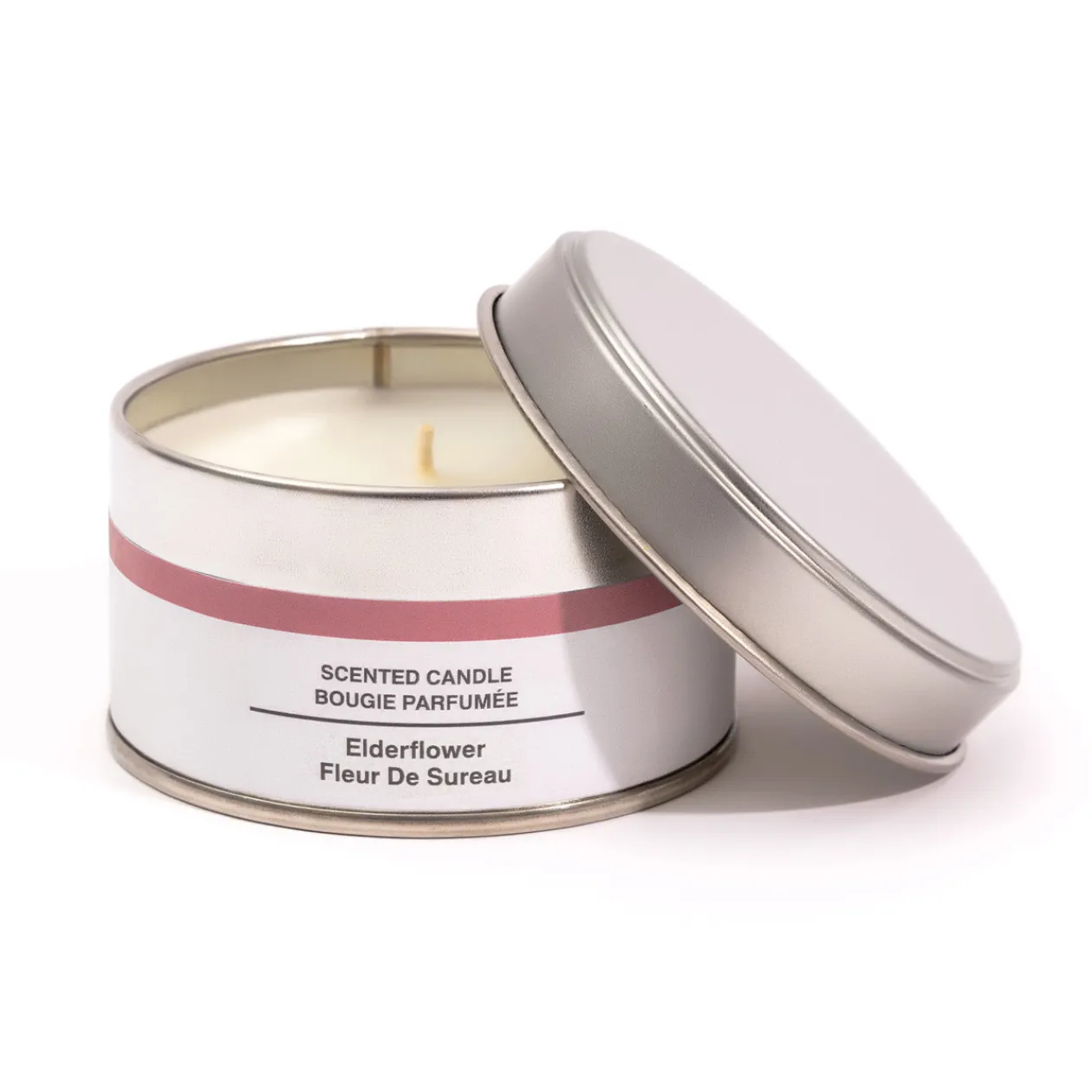 Bougies^Muji Bougie Métal ‐ Fleur de sureau