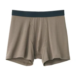 Sous‐Vêtements^Muji Boxer avec ouverture frontale en lyocell pour homme.