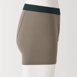 Sous‐Vêtements^Muji Boxer avec ouverture frontale en lyocell pour homme.