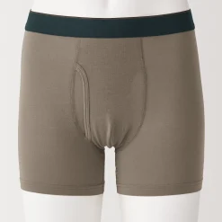 Sous‐Vêtements^Muji Boxer avec ouverture frontale en lyocell pour homme