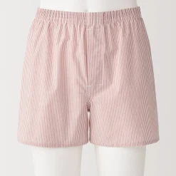 Sous‐Vêtements^Muji Boxers à ouverture frontale en pur coton pour homme