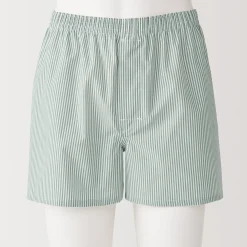 Sous‐Vêtements^Muji Boxers à ouverture frontale en pur coton pour homme