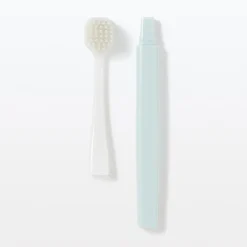 Soin Bucco‐Dentaires|Accessoires De Voyage^Muji Brosse à dents avec tête interchangeable ‐ Large, poils souples