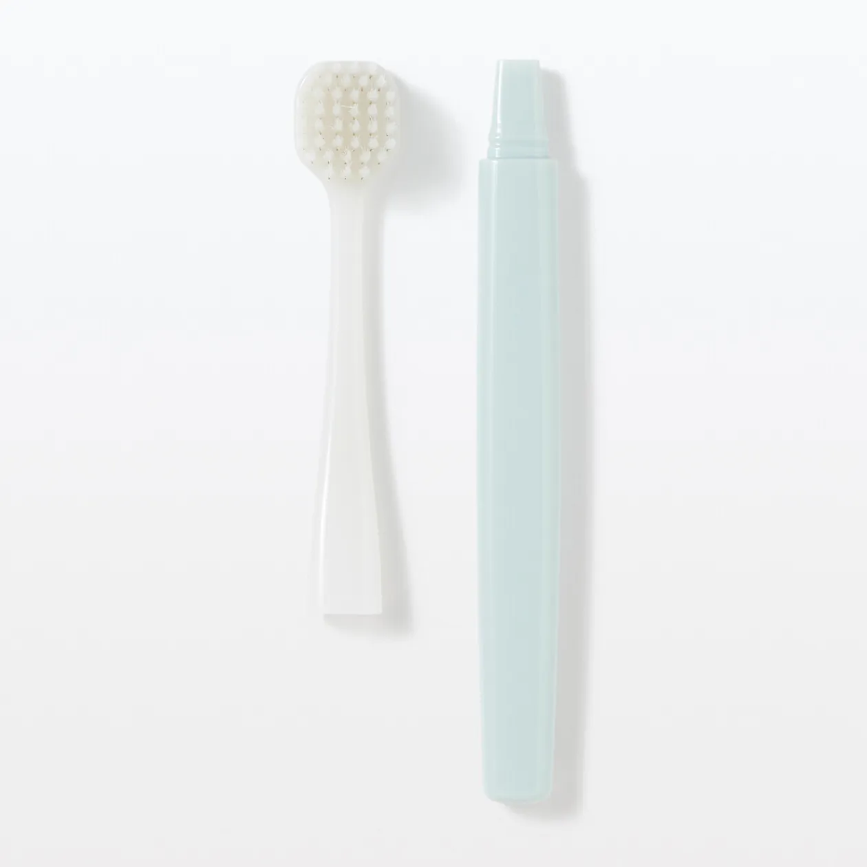 Soin Bucco‐Dentaires|Accessoires De Voyage^Muji Brosse à dents avec tête interchangeable ‐ Large, poils souples