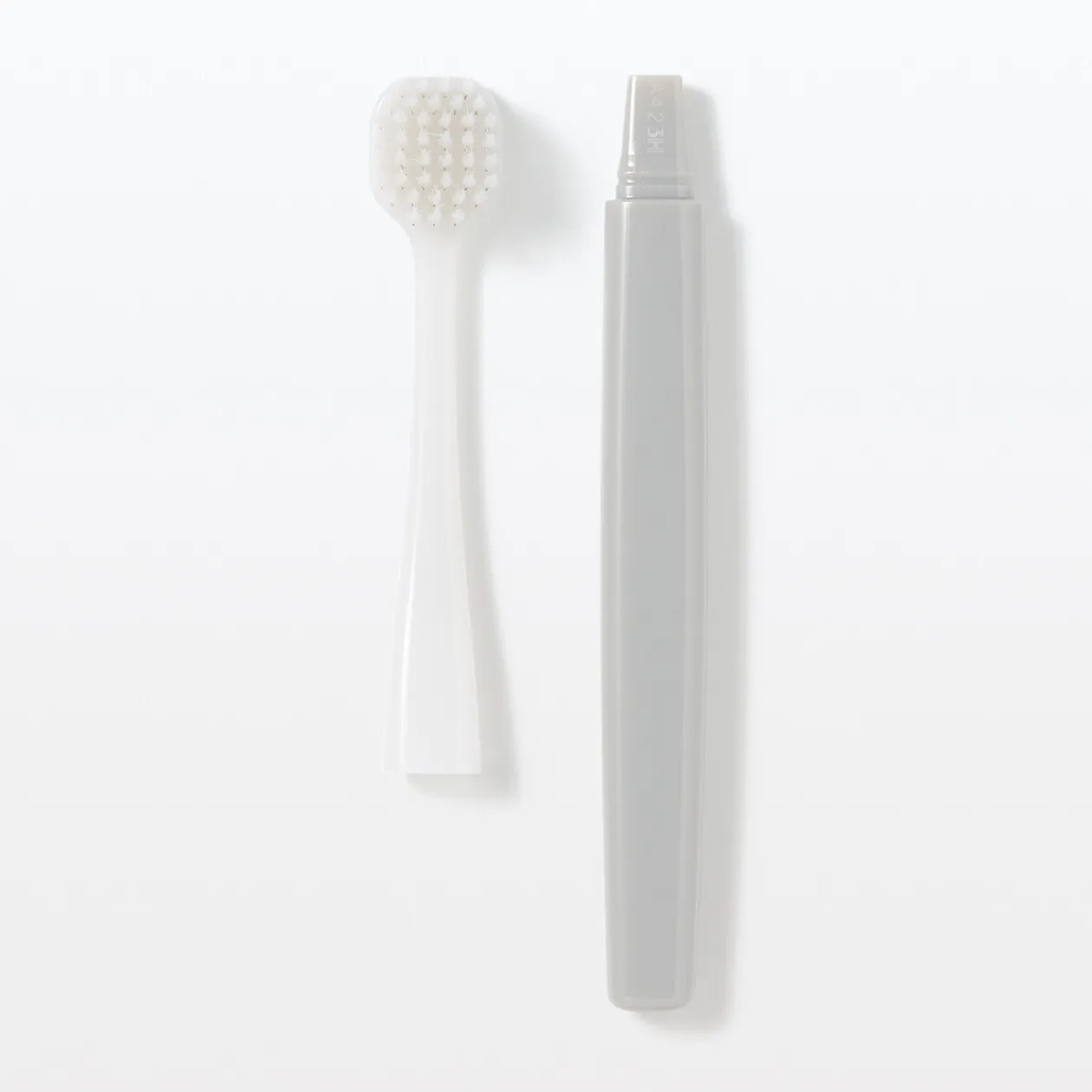 Soin Bucco‐Dentaires|Accessoires De Voyage^Muji Brosse à dents avec tête interchangeable ‐ Large, poils souples