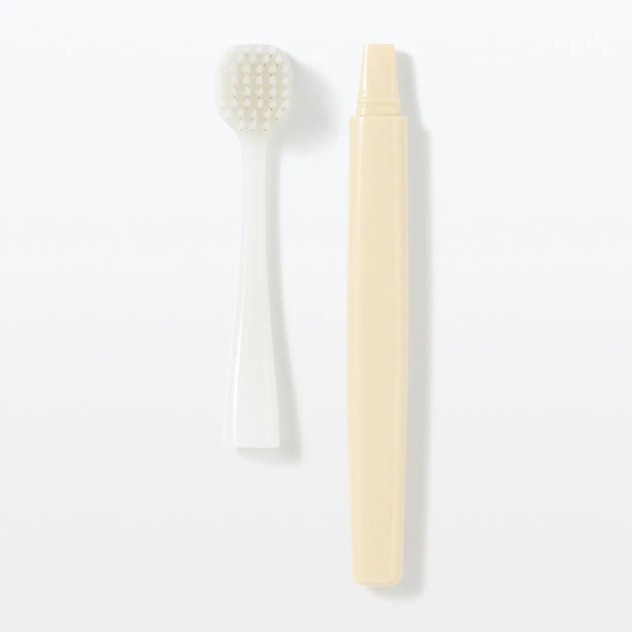 Soin Bucco‐Dentaires|Accessoires De Voyage^Muji Brosse à dents avec tête interchangeable ‐ Large, poils souples
