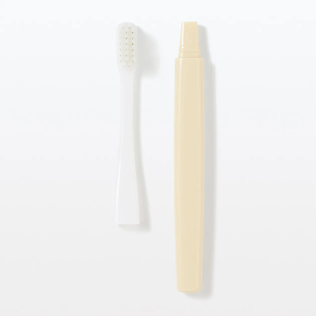 Soin Bucco‐Dentaires|Accessoires De Voyage^Muji Brosse à dents avec tête interchangeable ‐ Poils moyens