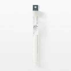 Soin Bucco‐Dentaires|Accessoires De Voyage^Muji Brosse à dents avec tête interchangeable ‐ Large, poils moyens