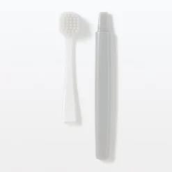 Soin Bucco‐Dentaires|Accessoires De Voyage^Muji Brosse à dents avec tête interchangeable ‐ Large, poils moyens