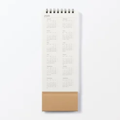 Agendas Et Calendriers^Muji Calendrier de bureau hebdomadaire vertical 2026