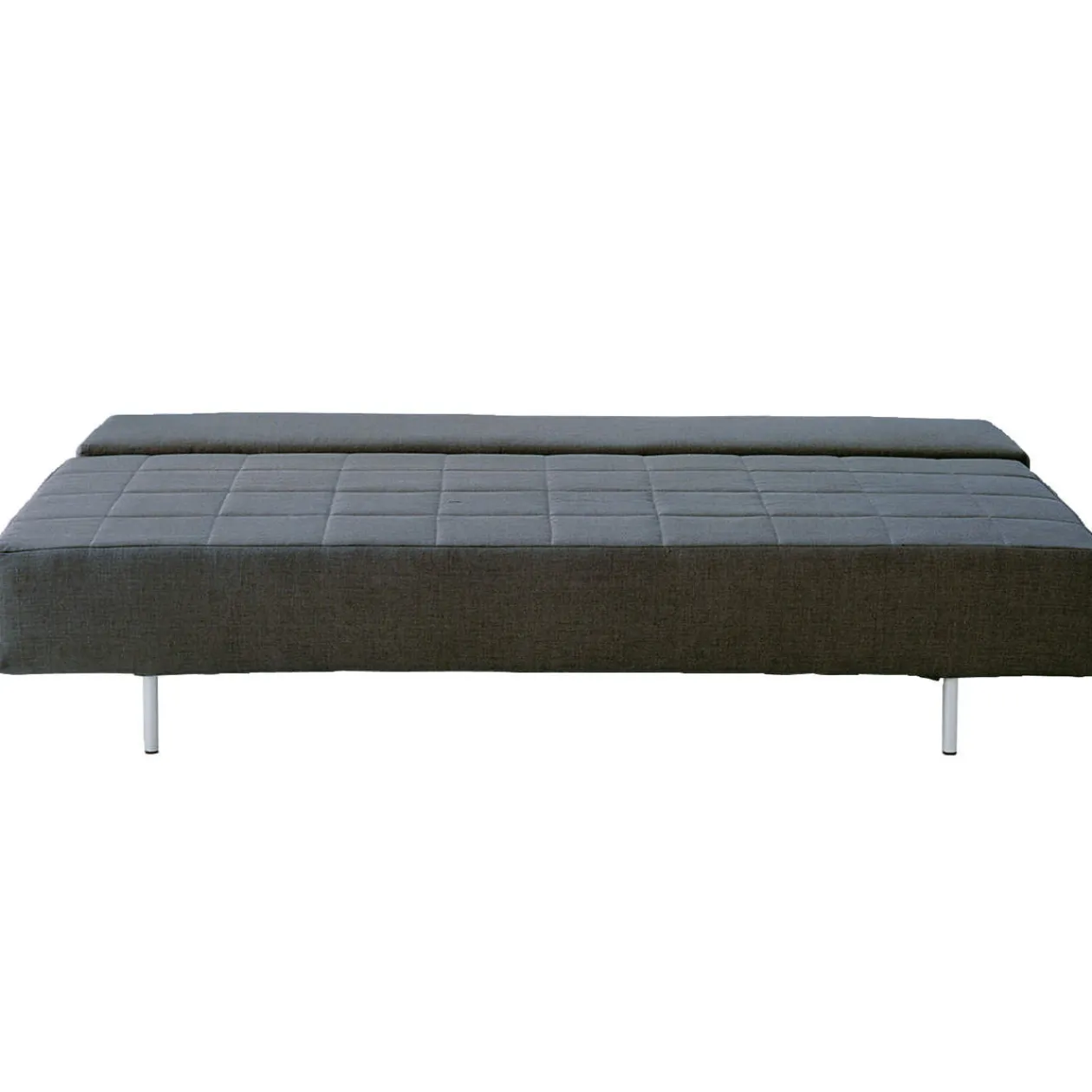 Canapés Et Repose-Pieds^Muji Canapé convertible 2 places en coton chiné anthracite (Dont Eco‐part. 8,50 €)