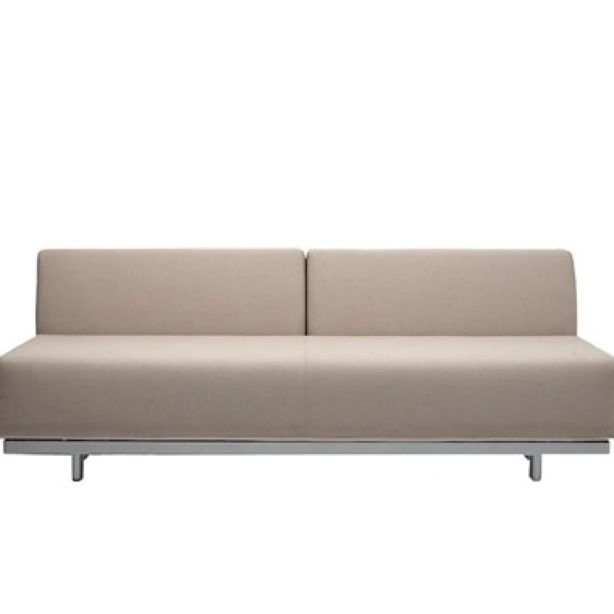 Canapés Et Repose-Pieds^Muji Canapé convertible 2 places en coton beige