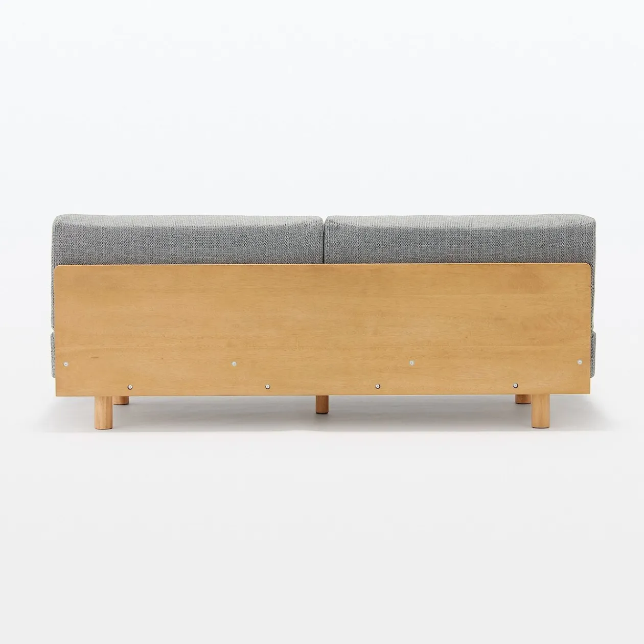 Canapés Et Repose-Pieds^Muji Canapé en polyester tissé sans accoudoirs ‐ 3 places, Gris