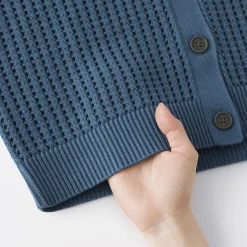 Pulls Et Cardigans^Muji Cardigan à col en tricot de coton mélangé pour femme