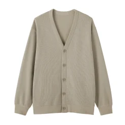 Pulls Et Cardigans^Muji Cardigan à col en V à double tricot pour homme