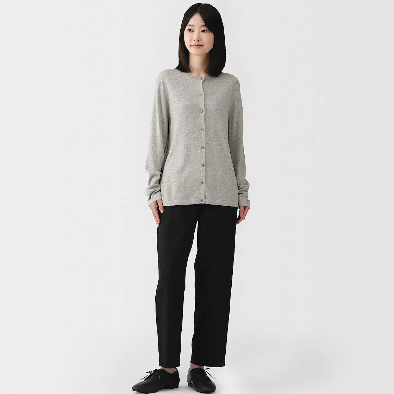 Pulls Et Cardigans^Muji Cardigan à col ras du cou en mélange de fibres de soja pour femme