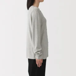 Pulls Et Cardigans^Muji Cardigan à col ras du cou en mélange de fibres de soja pour femme
