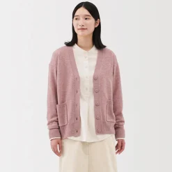 Pulls Et Cardigans^Muji Cardigan avec col en V en maille moyenne pour femme