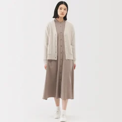 Pulls Et Cardigans^Muji Cardigan avec col en V en maille moyenne pour femme