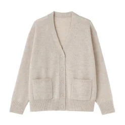 Pulls Et Cardigans^Muji Cardigan avec col en V en maille moyenne pour femme