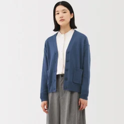 Pulls Et Cardigans^Muji Cardigan avec col en V en maille moyenne pour femme