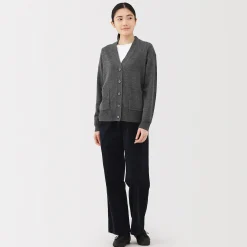 Pulls Et Cardigans^Muji Cardigan avec col en V en maille moyenne pour femme