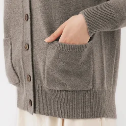 Pulls Et Cardigans^Muji Cardigan avec col en V en maille moyenne pour femme