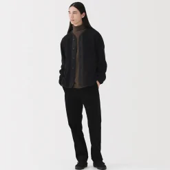 Vestes Et Manteaux|Pulls Et Cardigans^Muji Cardigan en polaire de polyester recyclé pour homme