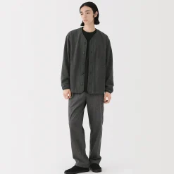 Vestes Et Manteaux|Pulls Et Cardigans^Muji Cardigan en polaire de polyester recyclé pour homme