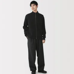 Pulls Et Cardigans^Muji Cardigan zippé et côtelé en mélange de coton pour homme