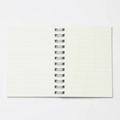 Cahiers À Lignes^Muji Carnet à double spirale en papier d``arbres de plantation A7