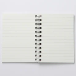 Cahiers À Lignes^Muji Carnet à double spirale en papier d``arbres de plantation A7