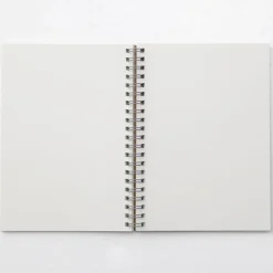 Cahiers Ordinaires^Muji Carnet double spirale en papier recyclé format B6