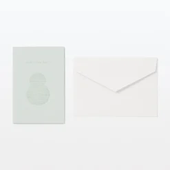 Emballages Cadeaux^Muji Carte de vœux - Bonhomme de neige