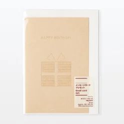 Emballages Cadeaux^Muji Carte message ‐ Cadeau