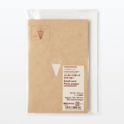 Emballages Cadeaux^Muji Carte pop‐up en papier alvéolé ‐ Cotillon