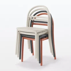 Chaises, Bancs Et Tabourets^Muji Chaise en aluminium - Bourgogne