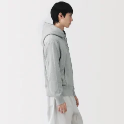 Pulls Et Cardigans|Hoodies Et Sweatshirts^Muji Chandail à capuchon en coton traditionnellement tricoté pour homme