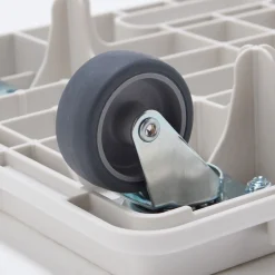 Rangements En Polypropylène^Muji Chariot plateforme modulaire en polypropylène recyclé