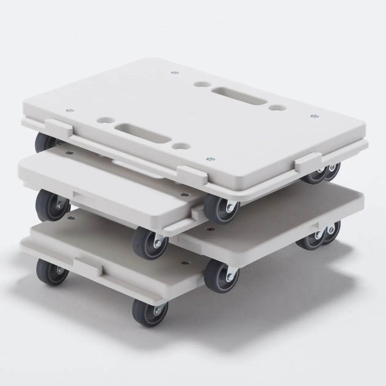 Rangements En Polypropylène^Muji Chariot plateforme modulaire en polypropylène recyclé