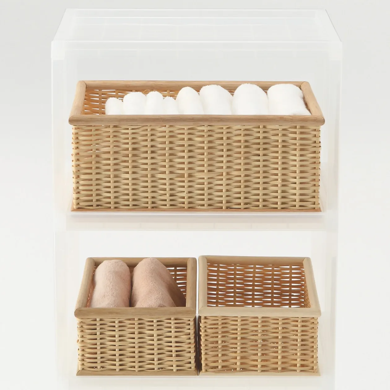 Rangements En Polypropylène^Muji Chariot PP 3 étages L29X P41.5X H83cm