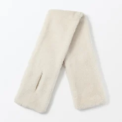 Écharpes|Écharpes^Muji Écharpe en polaire Boa de polyester recyclé
