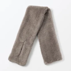 Écharpes|Écharpes^Muji Écharpe en polaire Boa de polyester recyclé