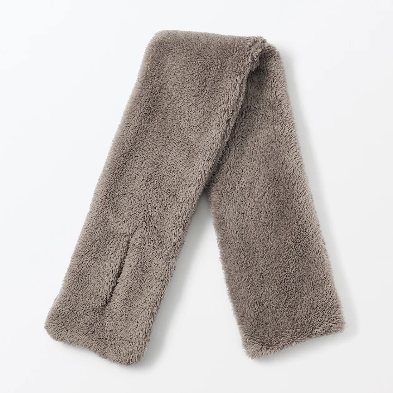 Écharpes|Écharpes^Muji Écharpe en polaire Boa de polyester recyclé