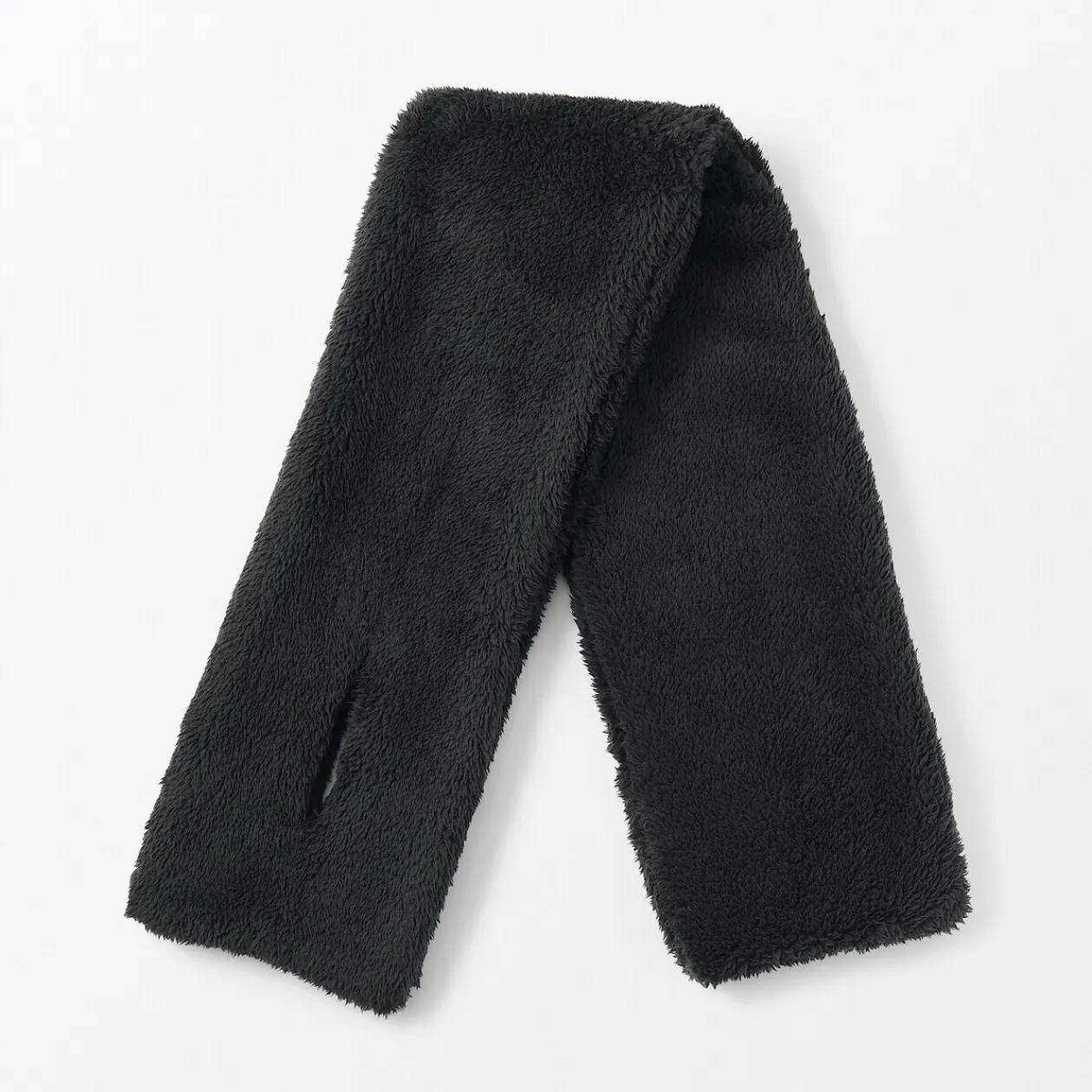 Écharpes|Écharpes^Muji Écharpe en polaire Boa de polyester recyclé