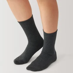 Chaussettes^Muji Chaussettes à angle droit stretch à revers confort 36‐39